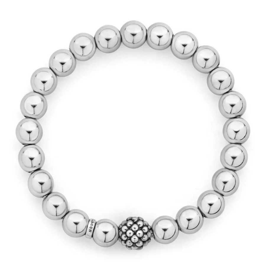 Jewelry Lagos | Lagos Signature Caviar Silver Bead Bracelet