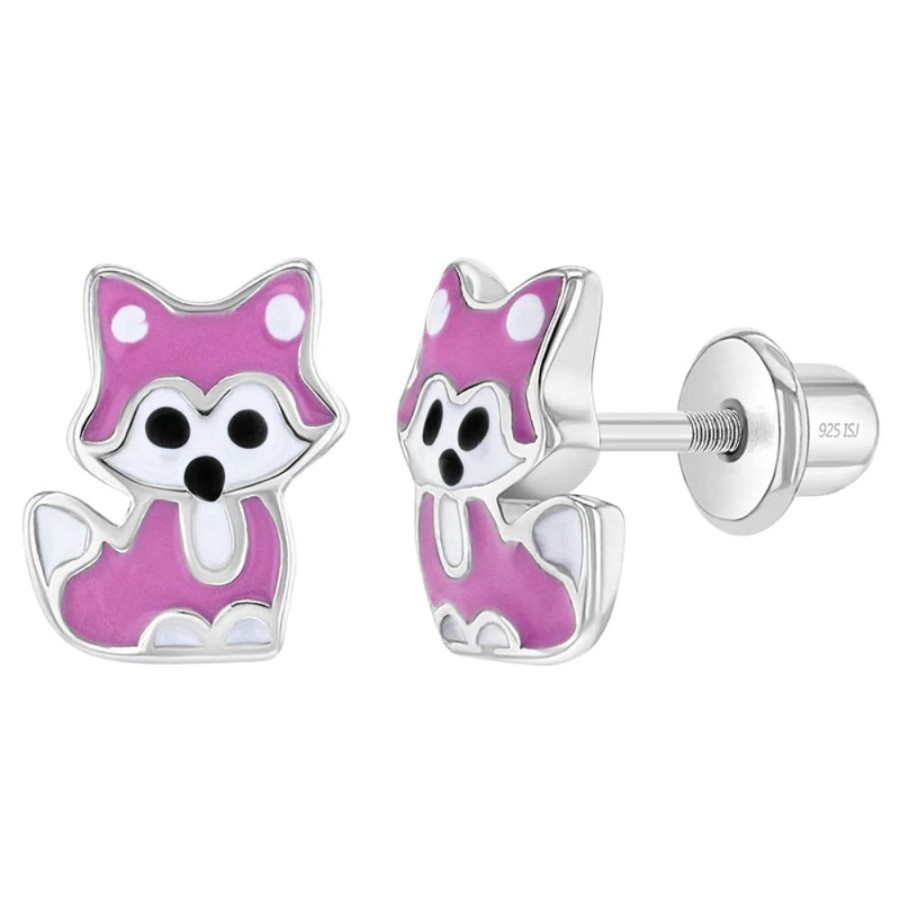 Gifts Smyth Jewelers | Children'S Sterling Silver Fox Earrings