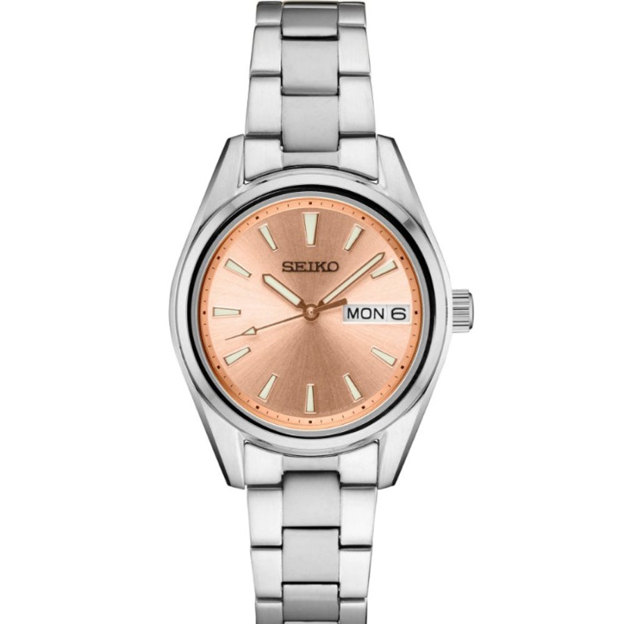 Timepieces Seiko | Seiko Essentials Collection Neo Classic 30Mm Copper Dial Quartz Sur351