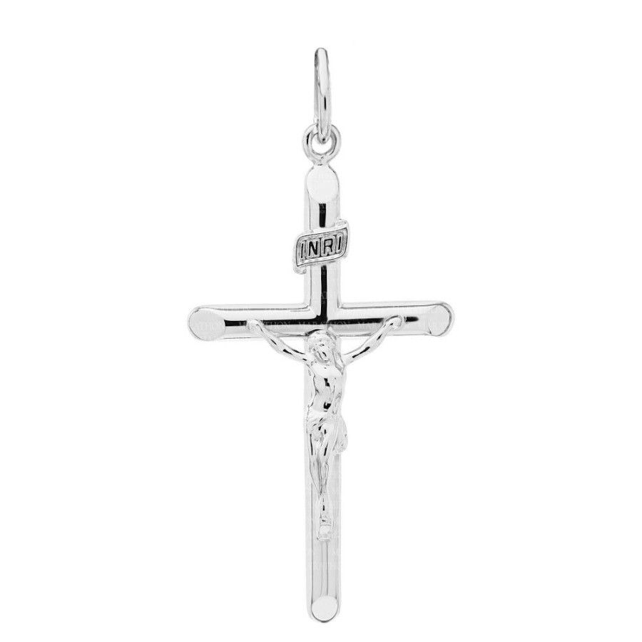 Jewelry Smyth Jewelers | Sterling Silver Crucifix Pendant Necklace