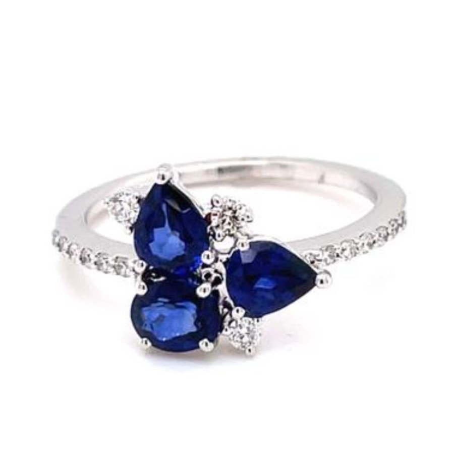 Jewelry Smyth Jewelers | 14K Sapphire & Diamond Ring