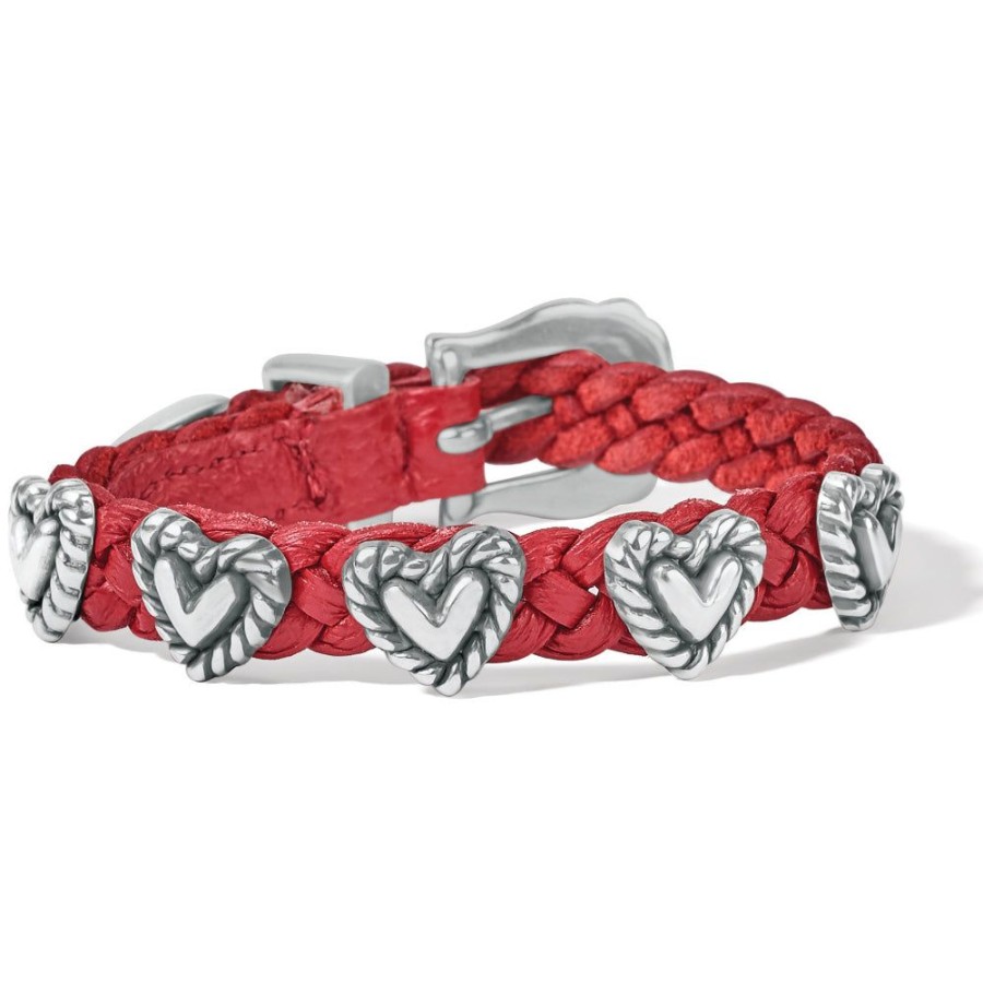 Jewelry Brighton | Brighton Roped Heart Braid Bandit Bracelet