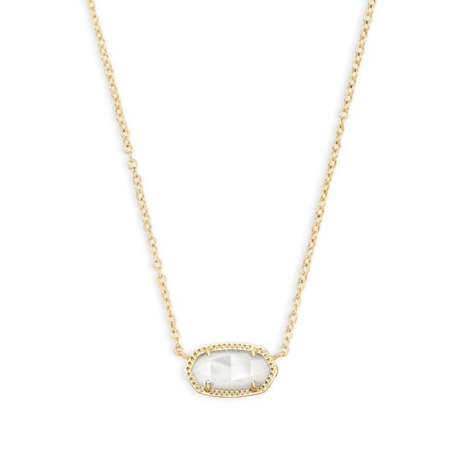 Jewelry Kendra Scott | Kendra Scott Elisa Pendant Necklace In Ivory Mother Of Pearl