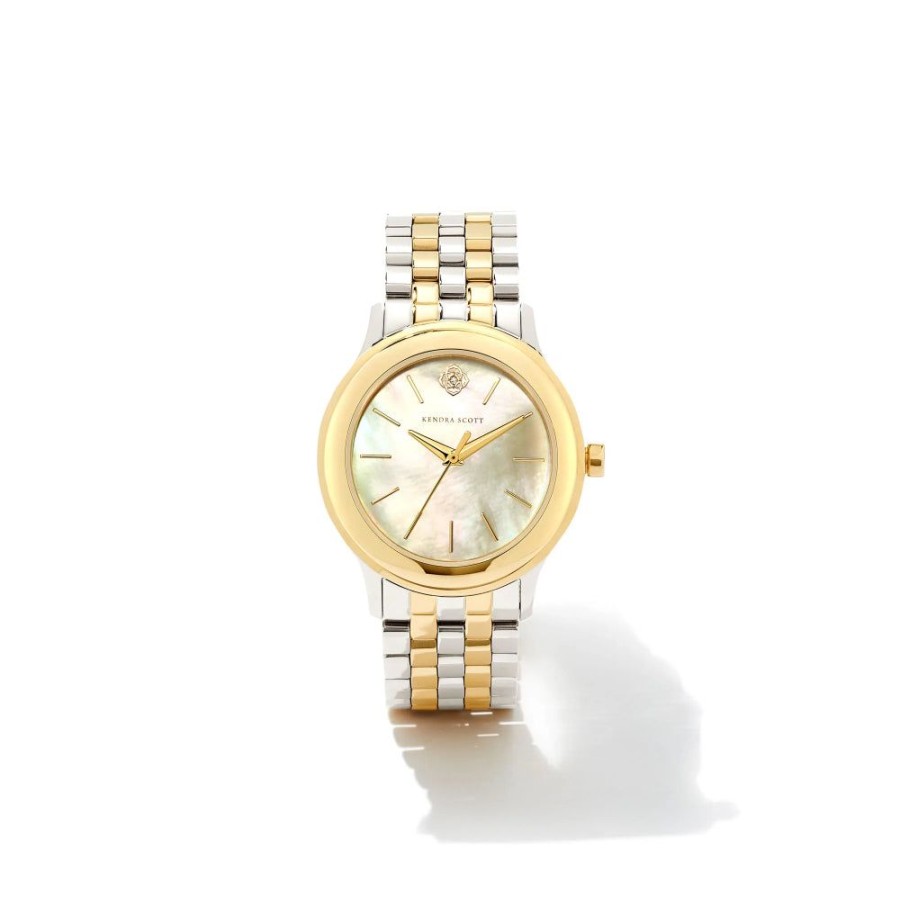 Timepieces Kendra Scott | Kendra Scott Alex Two Tone Stainless Steel 35Mm Watch