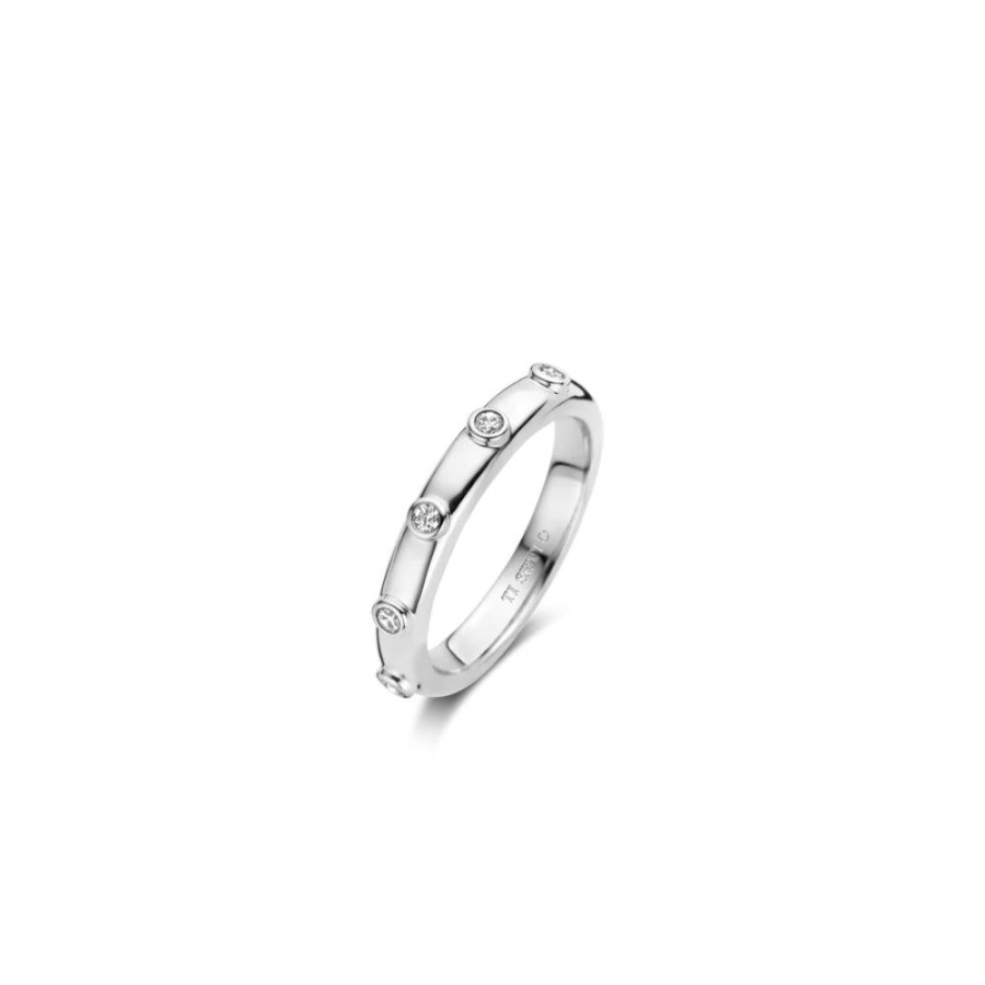 Jewelry TI SENTO - Milano | Ti Sento Bezel Set Ring