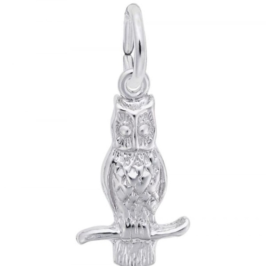 Jewelry Rembrandt | Sterling Silver Owl Charm