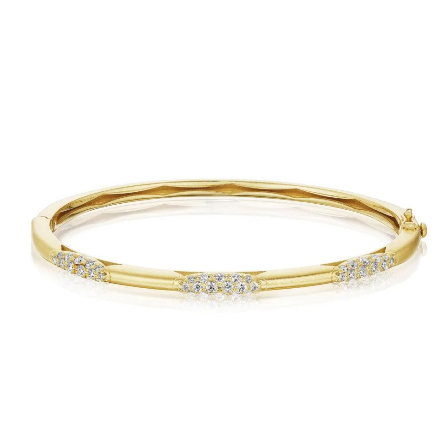 Jewelry Tacori | Tacori 18K Crescent Eclipse Bangle