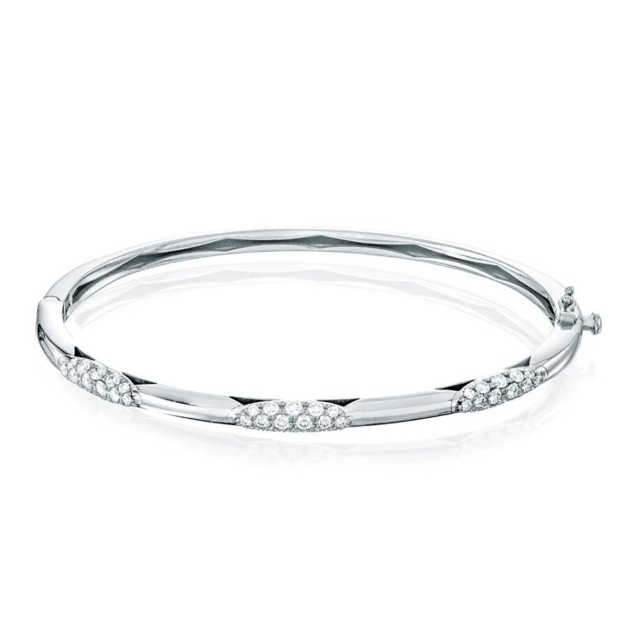 Jewelry Tacori | Tacori 18K Crescent Eclipse Bangle