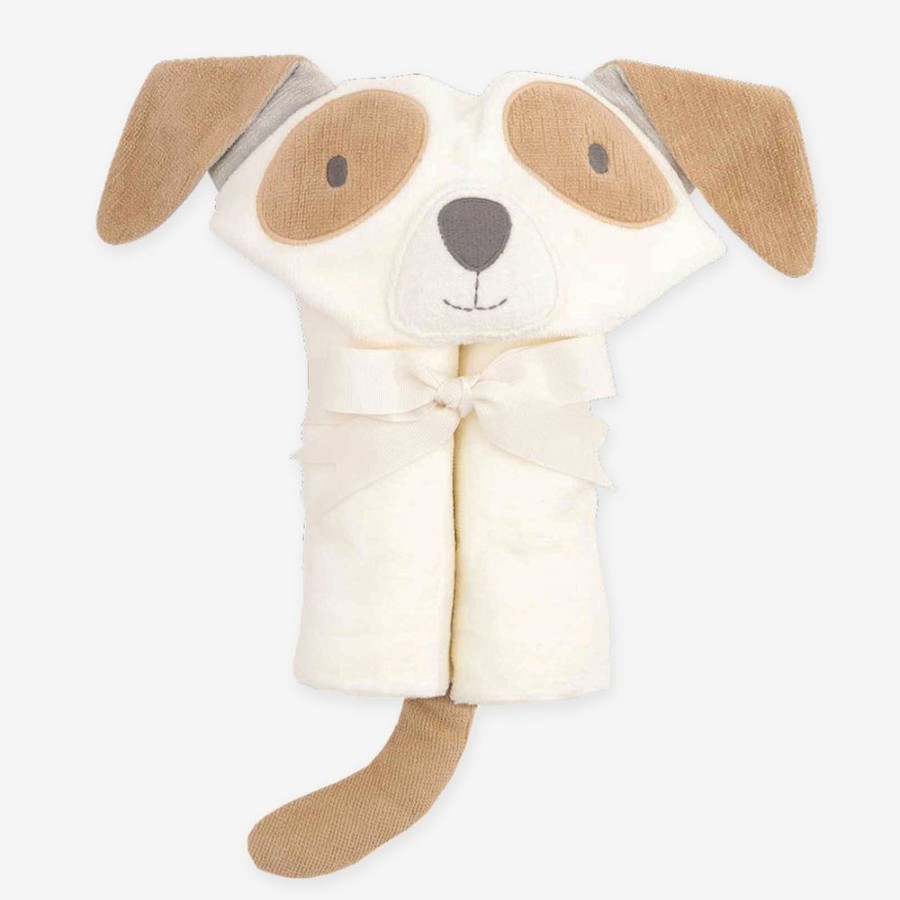 Gifts Elegant Baby | Elegant Baby Bath Wrap Tan Puppy