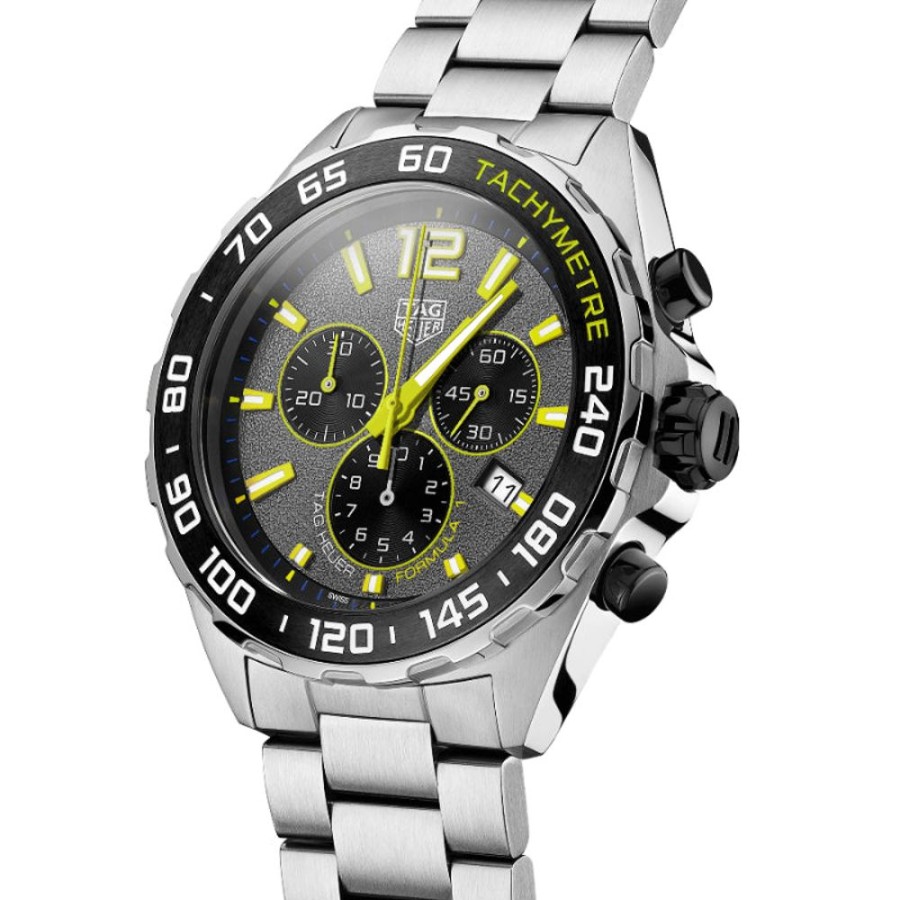 Gifts TAG Heuer | Tag Heuer Formula 1 43Mm Quartz Chronograph - Black/Yellow