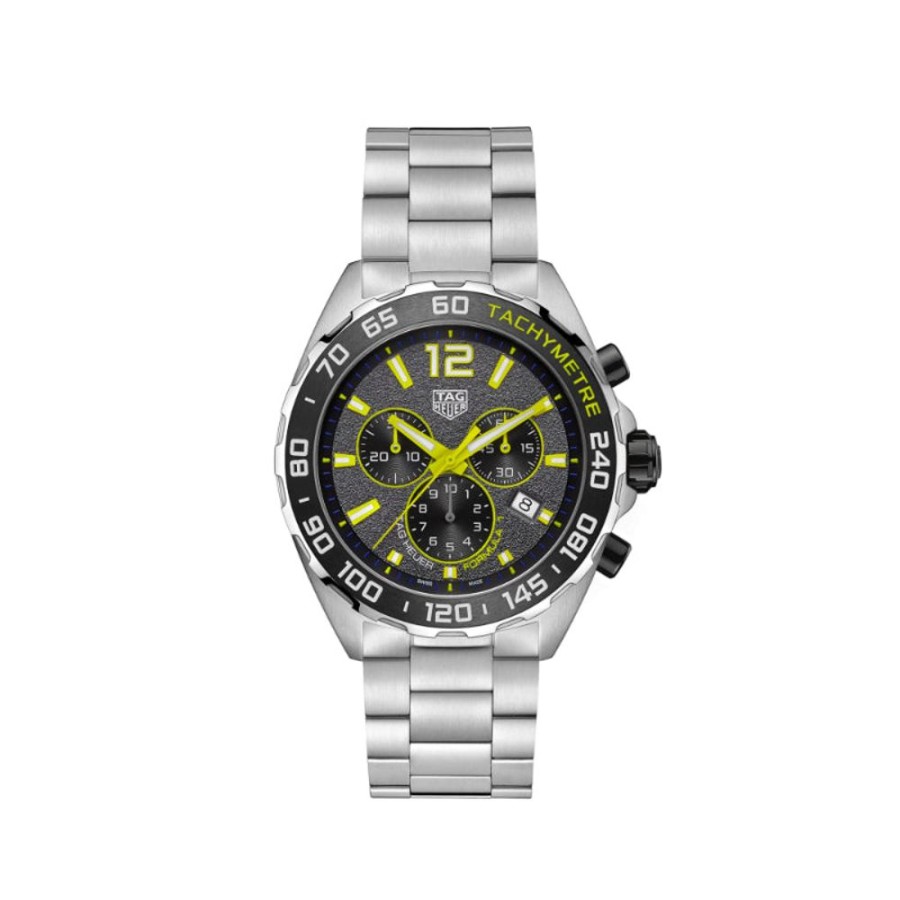 Gifts TAG Heuer | Tag Heuer Formula 1 43Mm Quartz Chronograph - Black/Yellow