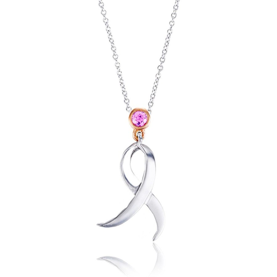 Jewelry Tacori u0026 Susan G. Komen | Shining Strength Pink Sapphire Necklace