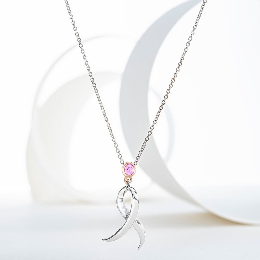 Jewelry Tacori u0026 Susan G. Komen | Shining Strength Pink Sapphire Necklace