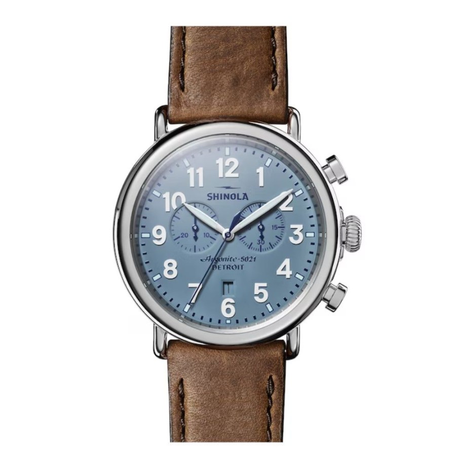 Timepieces Shinola | Shinola Gents Runwell 47Mm Grey Dial