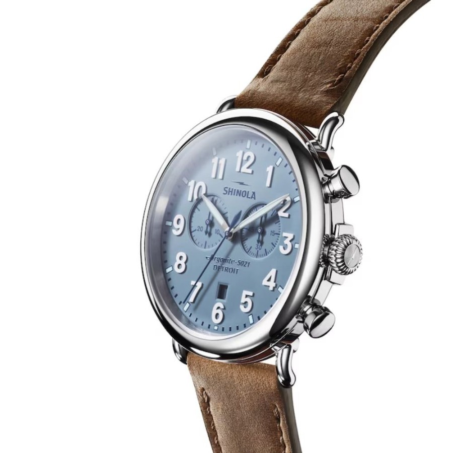 Timepieces Shinola | Shinola Gents Runwell 47Mm Grey Dial