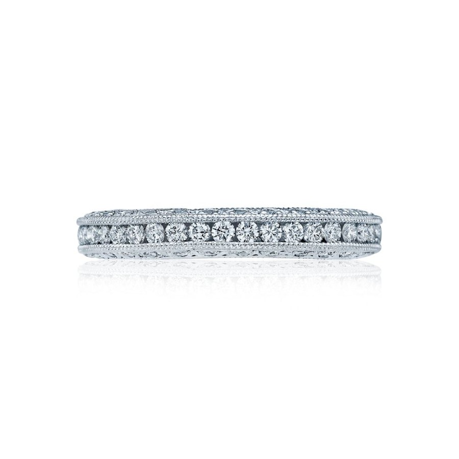 Jewelry Tacori | Tacori Classic Crescent Channel Set Wedding Eternity Band