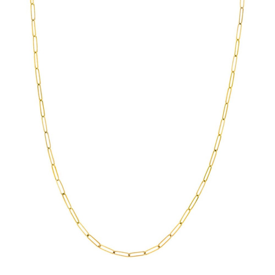 Jewelry Smyth Jewelers | 14K Yellow Gold Paper Clip Chain Necklace