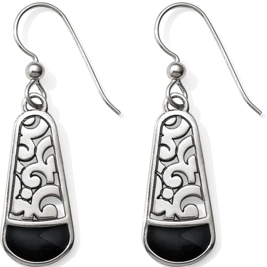 Jewelry Brighton | Brighton Catania French Wire Earrings - Silver/Black