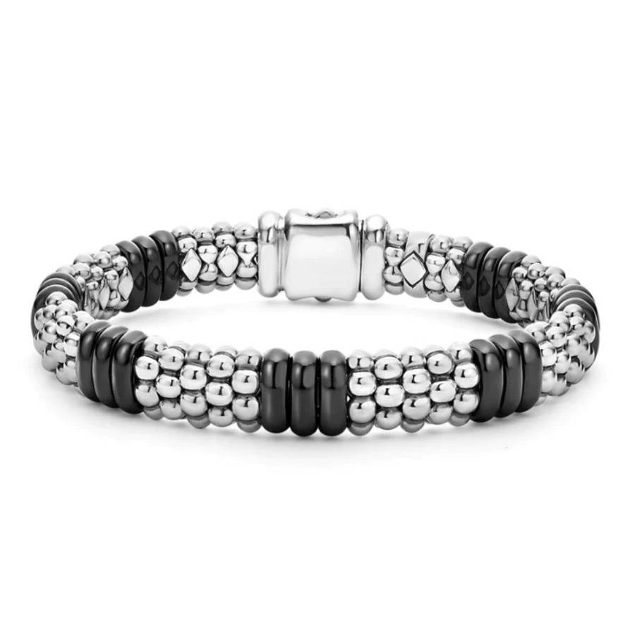 Jewelry Lagos | Lagos Black Caviar Ceramic Caviar Beaded Bracelet, 9Mm