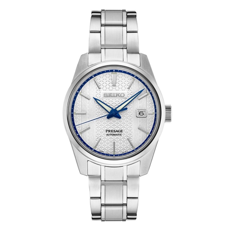 Gifts Seiko | Seiko Presage Luxe Zero Halliburton Limited Edition White Dial Automat