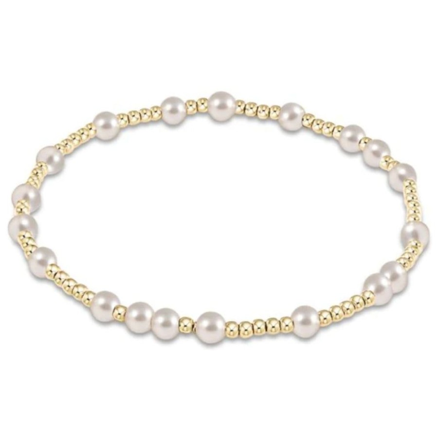 Jewelry enewton | Enewton Hope Unwritten Bracelet - Pearl