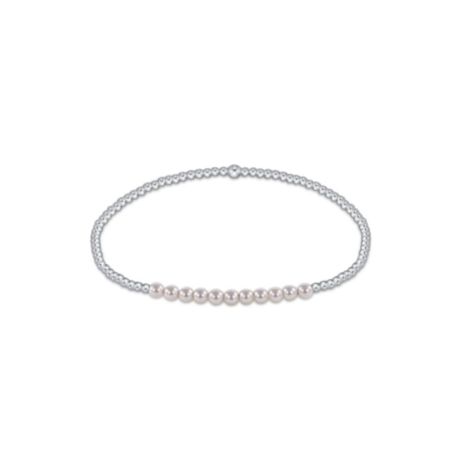 Jewelry enewton | Enewton Sterling Bliss 2Mm Bead Bracelet-Pearl