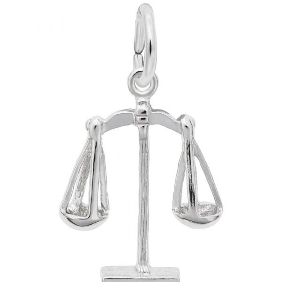 Jewelry Rembrandt | Sterling Silver Scale Of Justice Charm