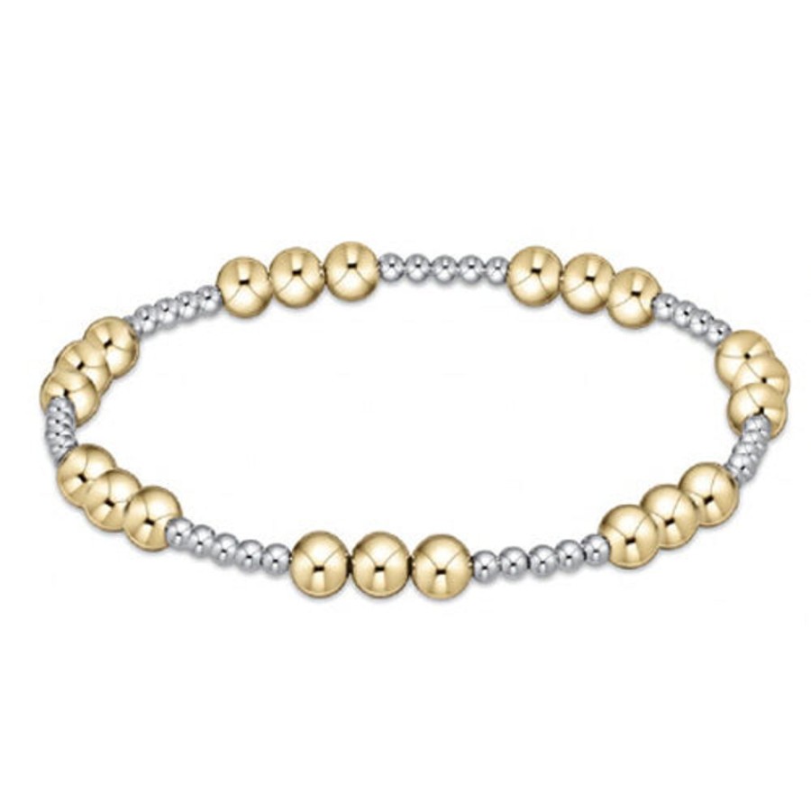 Jewelry enewton | Enewton Extends Classic Joy Pattern Beaded Bracelet - Mixed Metal