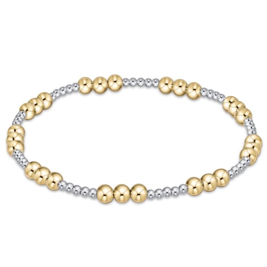 Jewelry enewton | Enewton Extends Classic Joy Pattern Beaded Bracelet - Mixed Metal