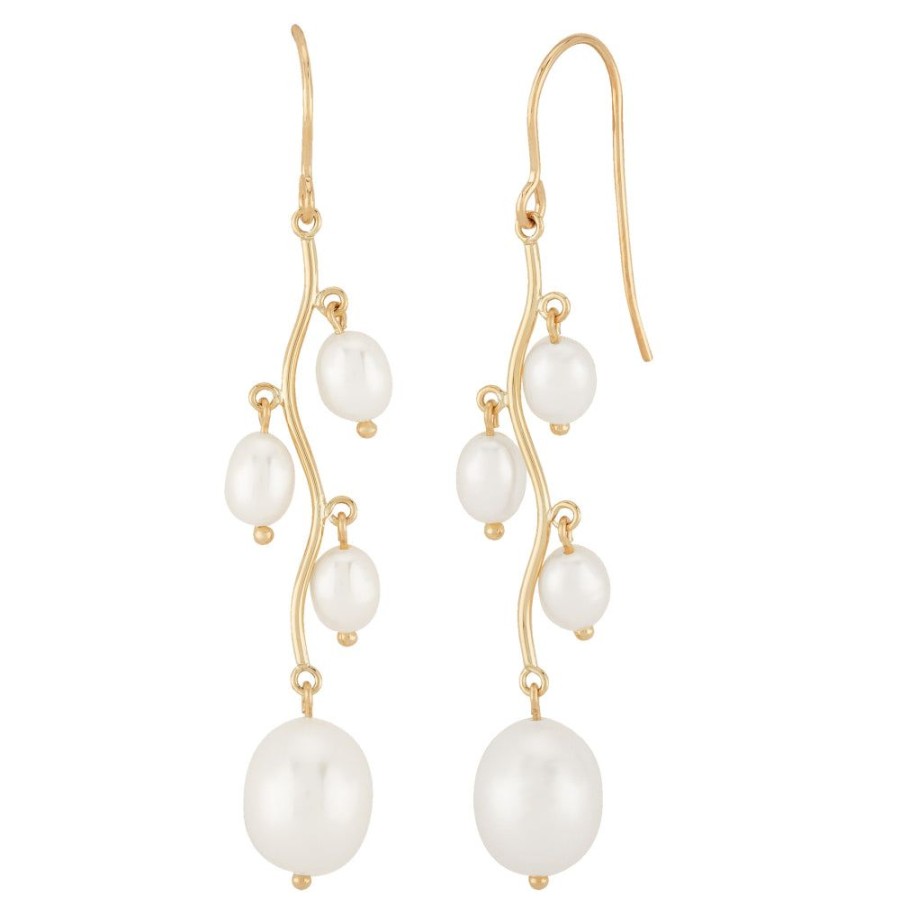 Jewelry Smyth Jewelers | 14K Gold Pearl Drop Earrings