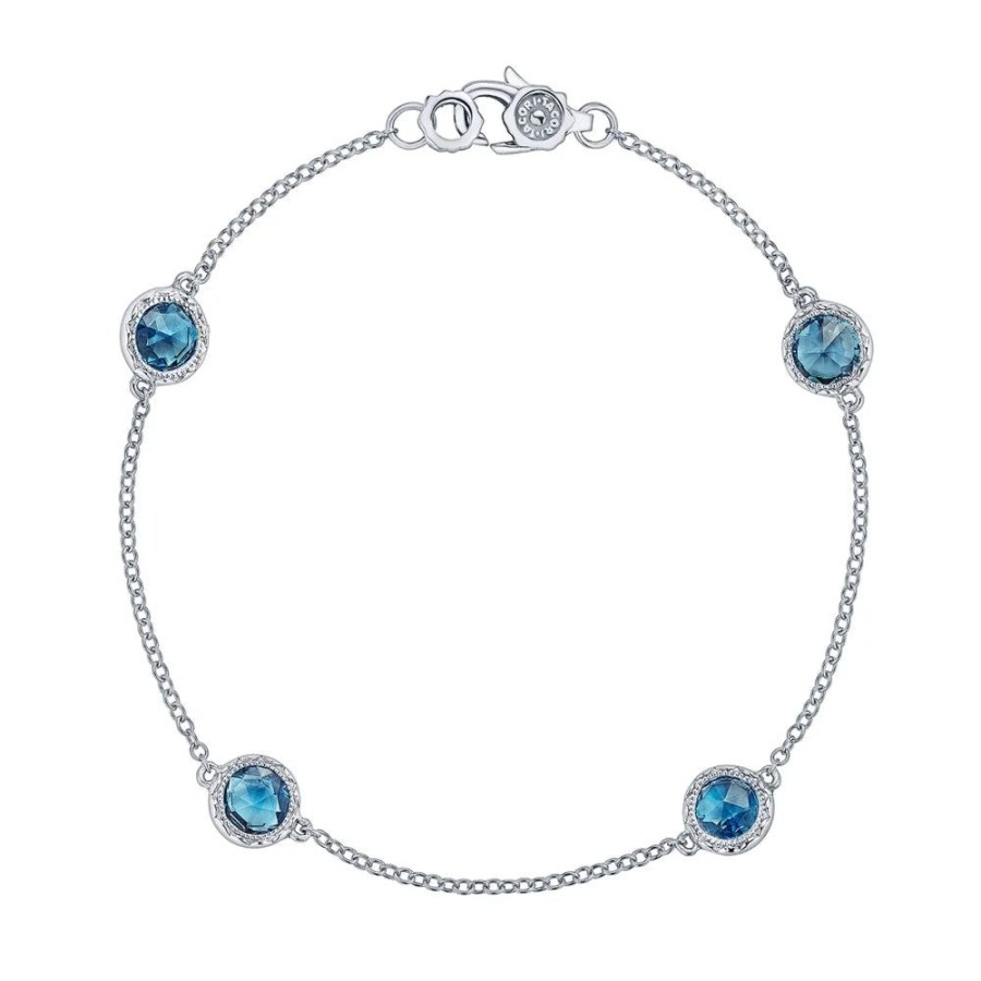 Jewelry Tacori | Tacori 4 Station Bracelet With Lbt