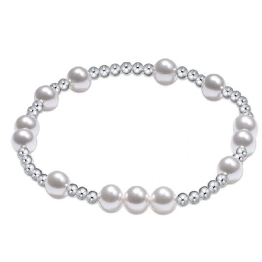 Jewelry enewton | Enewton Extends Hope Unwritten Sterling Bead And Pearl Bracelet