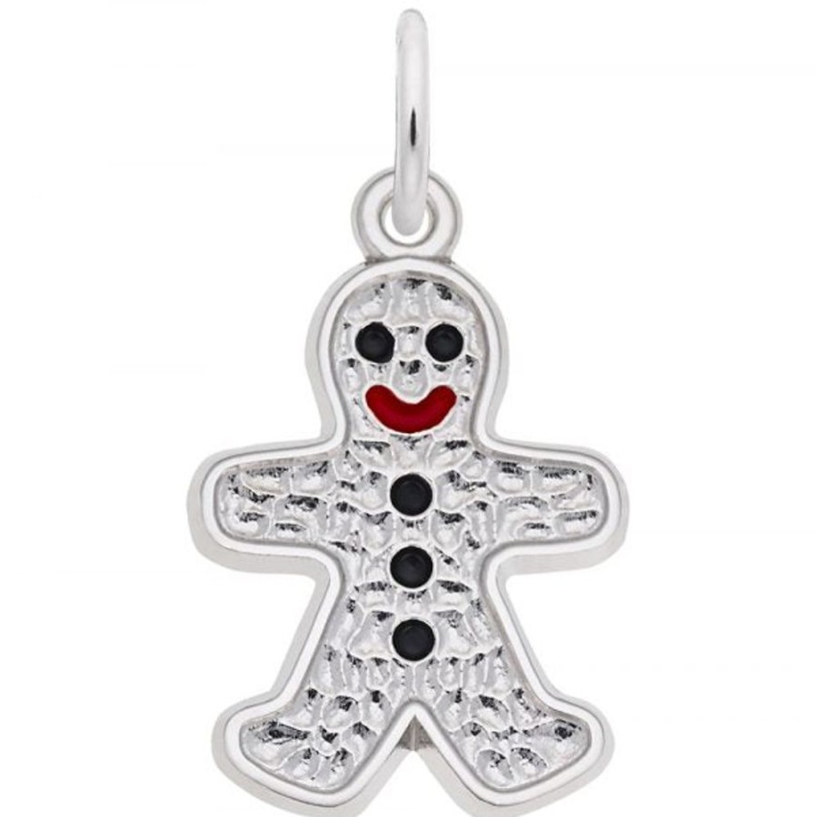 Jewelry Rembrandt | Sterling Silver Gingerbread Charm