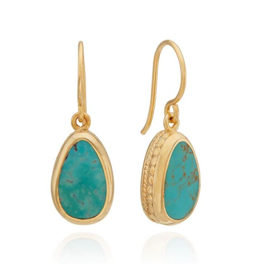 Jewelry Anna Beck | Anna Beck Turquoise Asymmetrical Drop Earrings