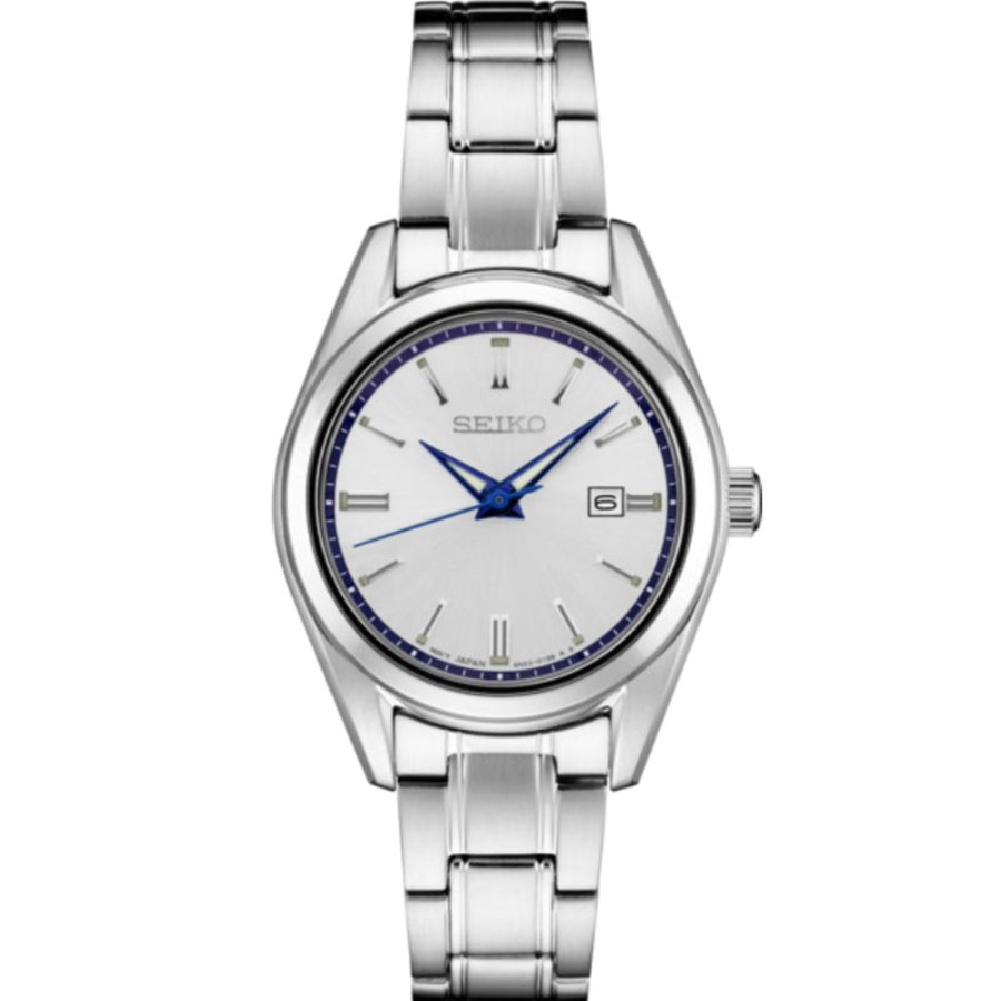 Gifts Seiko | Seiko Essentials Collection Silver Dial Stainless Steel Quartz Sur457