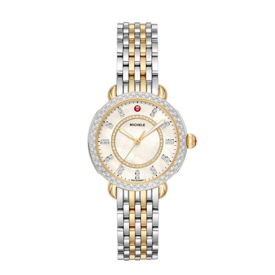 Timepieces Michele | Michele Sidney Classic Two-Tone