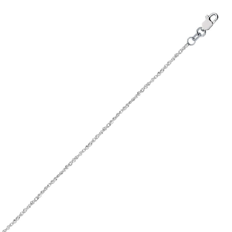 Jewelry Smyth Jewelers | 14K White Gold Singapore Chain