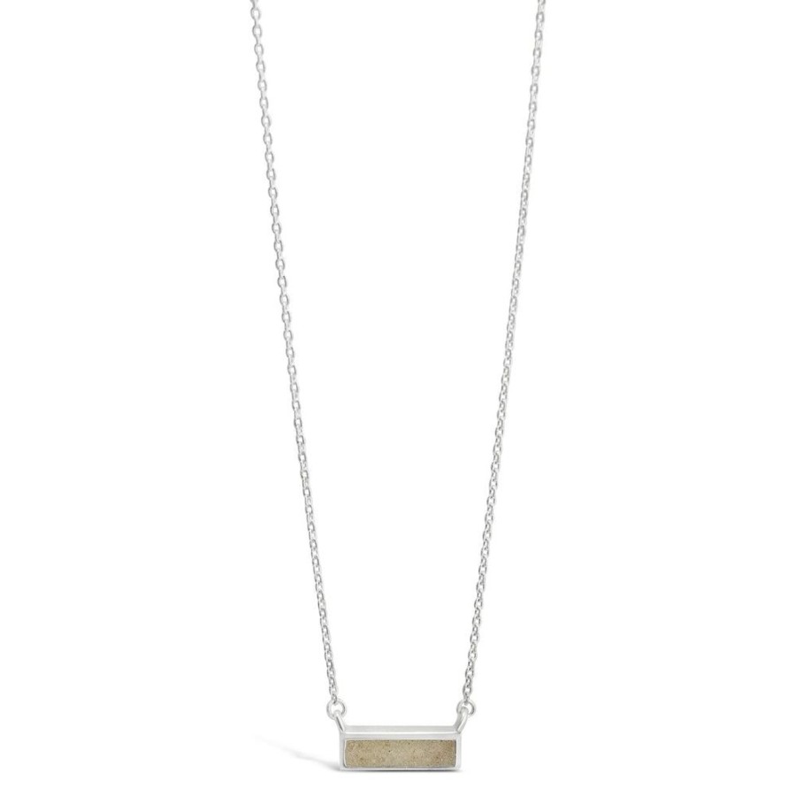 Gifts Dune Jewelry | Dune Jewelry Sterling Silver Delicate Dune Bar Necklace