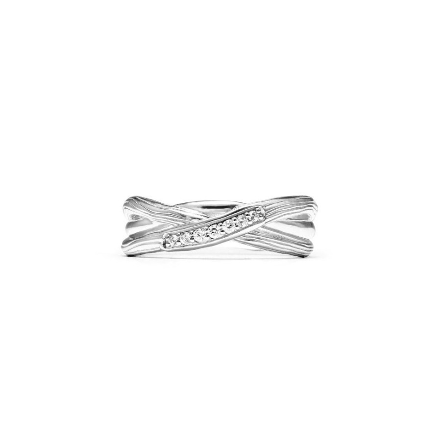 Jewelry Judith Ripka | Judith Ripka Santorini Crossover Ring