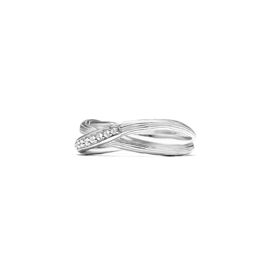 Jewelry Judith Ripka | Judith Ripka Santorini Crossover Ring