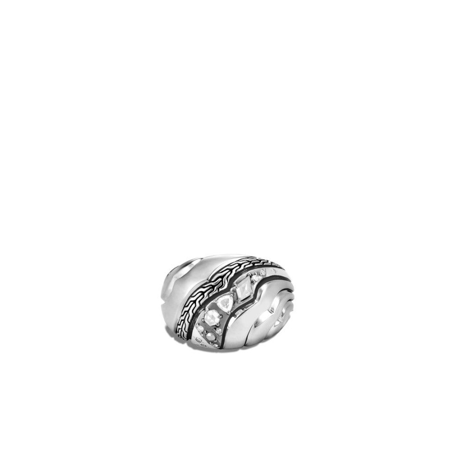 Jewelry John Hardy | John Hardy Lahar Diamond Dome Ring