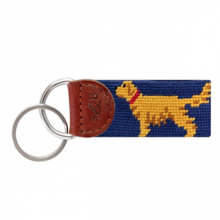 Gifts Smathers u0026 Branson | Smathers & Branson Golden Retriever Needlepoint Key Fob