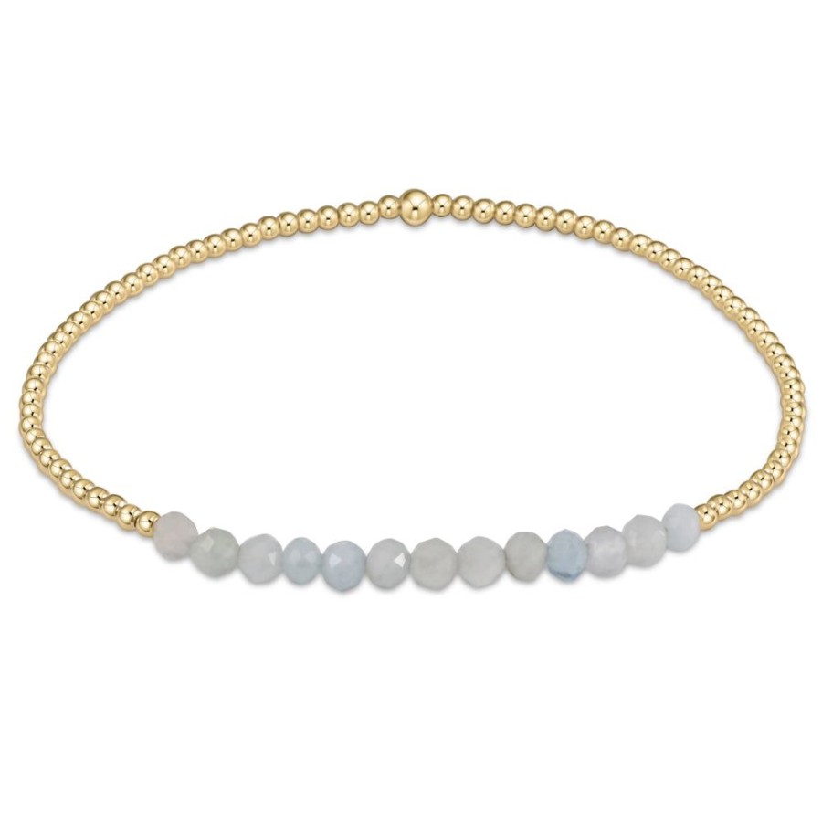 Jewelry enewton | Enewton Egirl Gold Bliss 2Mm Bead Bracelet