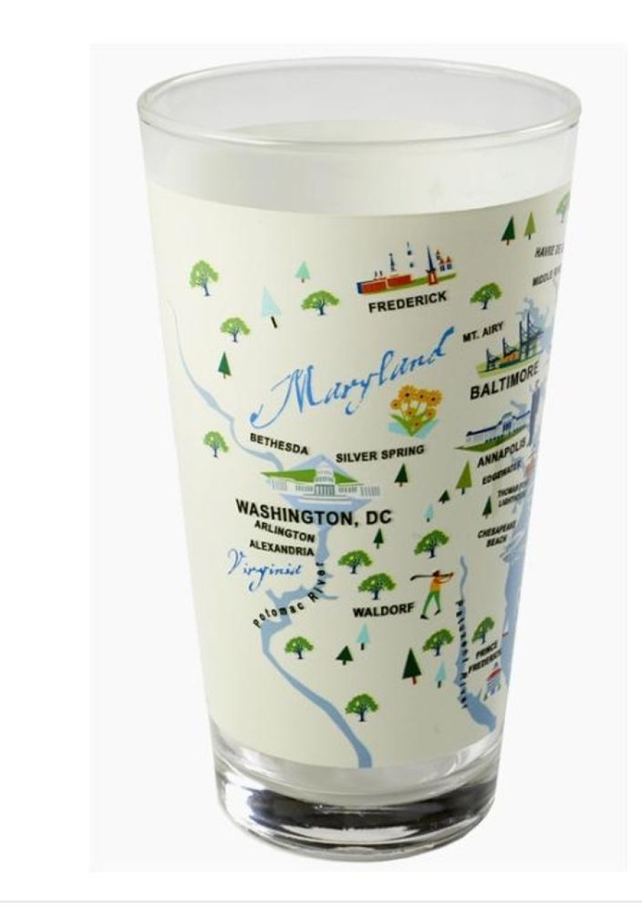 Gifts Galleyware | Galleyware Chesapeake Bay 16-Oz. Pint Glass