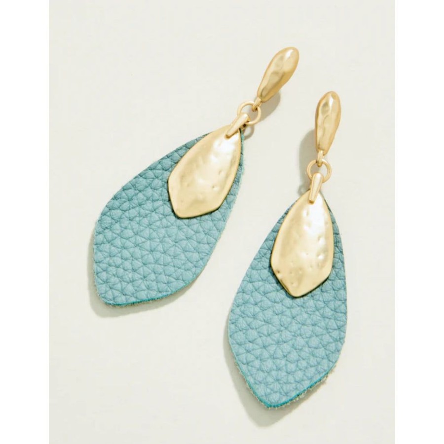 Jewelry Spartina | Spartina Leather Petal Earrings