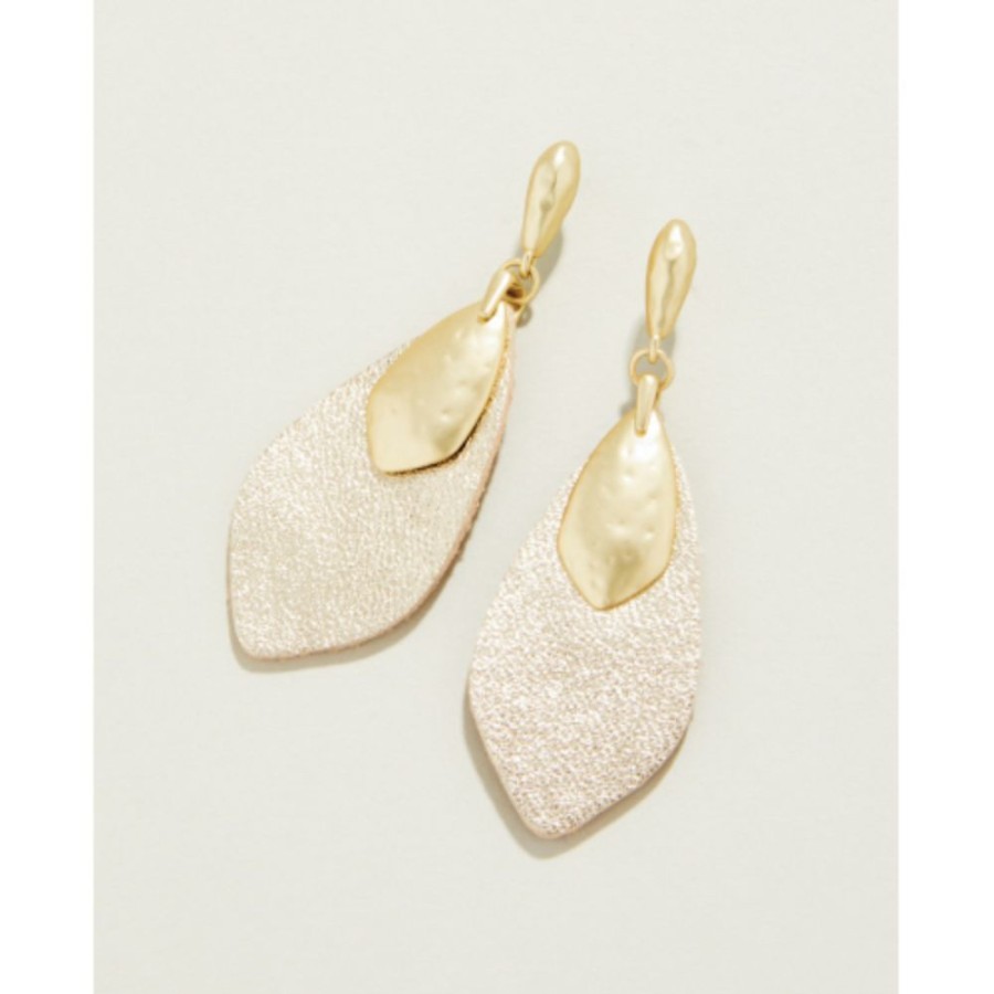 Jewelry Spartina | Spartina Leather Petal Earrings