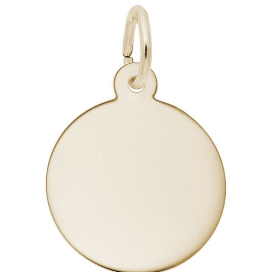 Jewelry Rembrandt | 14K Gold Disc Charm