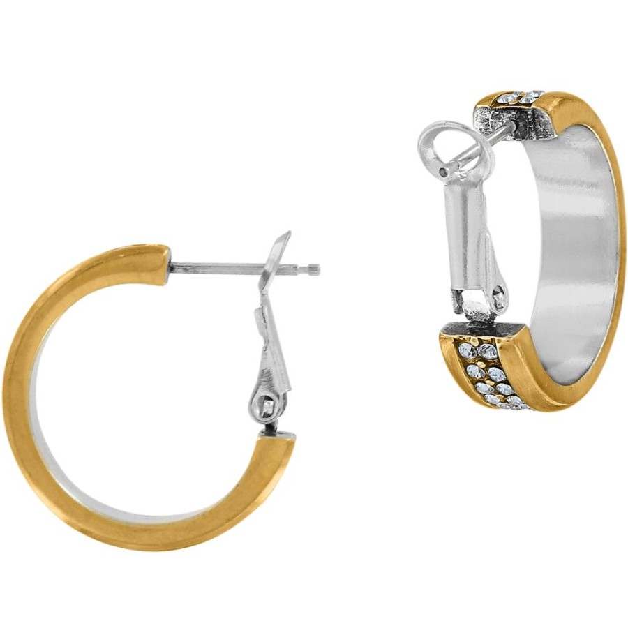 Jewelry Brighton | Brighton Meridian Two Tone Hoop Earrings