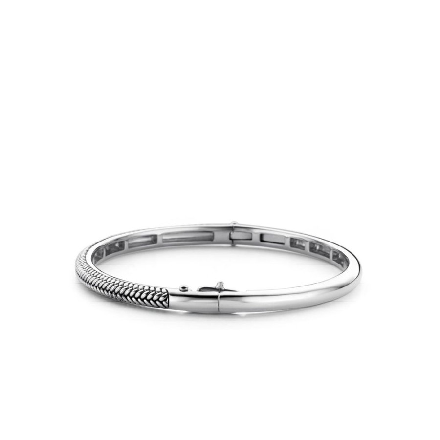 Jewelry TI SENTO - Milano | Ti Sento - Milano Braided Hinged Bracelet 2907Si