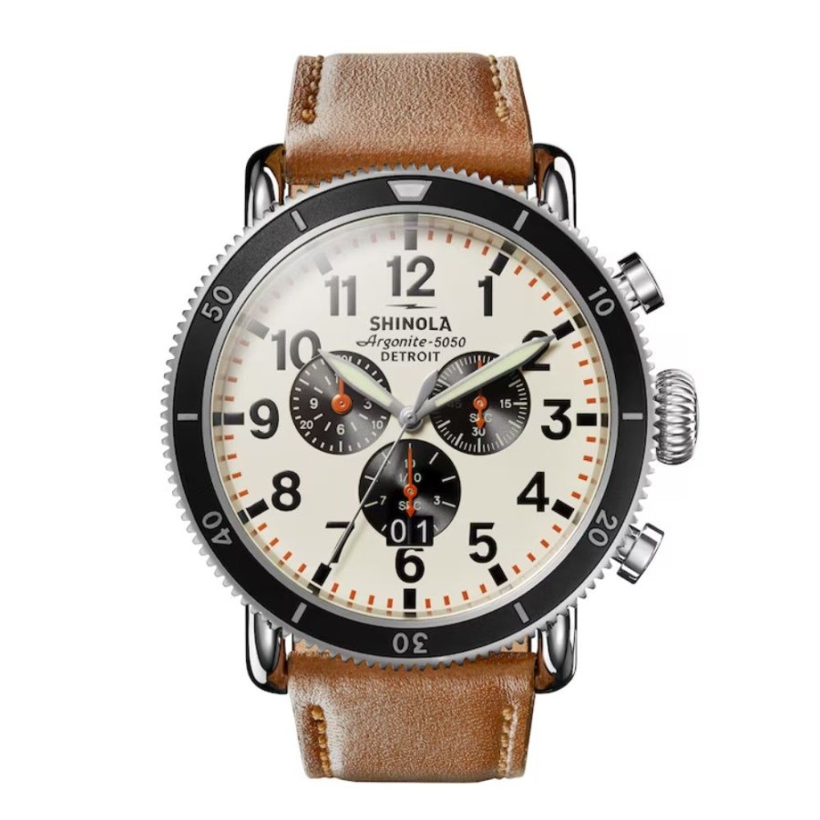 Gifts Shinola | Shinola Gents 48Mm Runwell Sport Chronograph-Cream